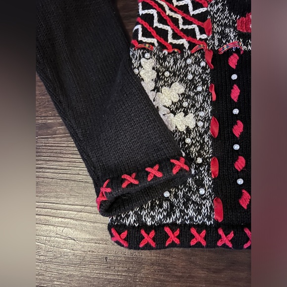 Designe Original Studio HoHoHo Ugly Christmas Sweater Size Small - Picture 5 of 9